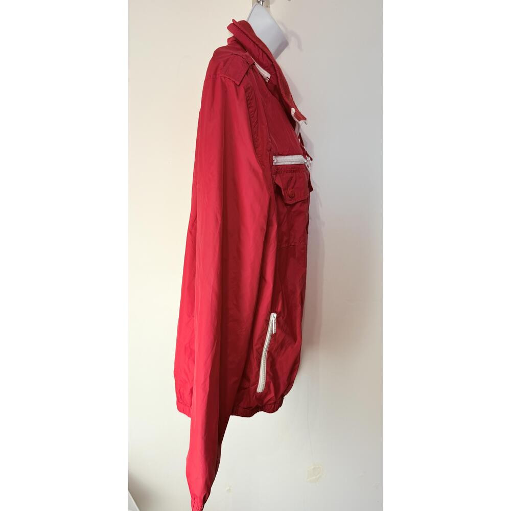 Ecko Unlimited Womens Red Front Zipper Multiple Pockets Windbreaker Jacket M - Picture 3 of 15